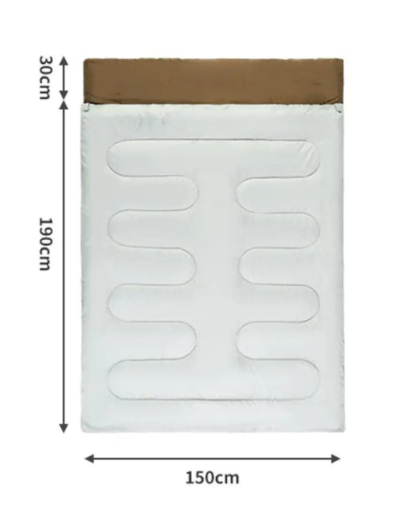 Couples Outdoor Camping Sleeping Bag, Waterproof & Washable