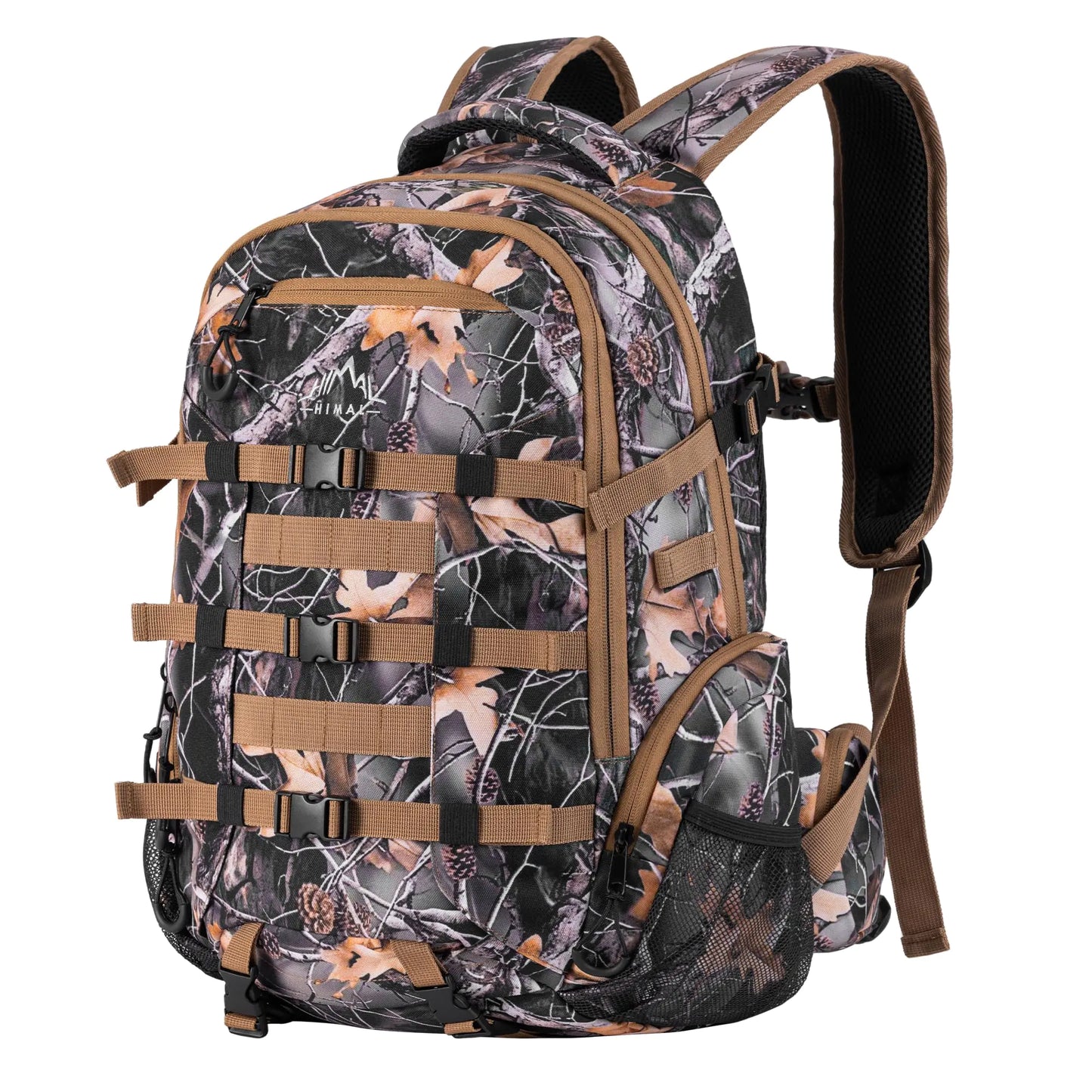 GoHimal 600D Waterproof Hunting Backpack for MenCamo Hunting Pack with Bow Holder