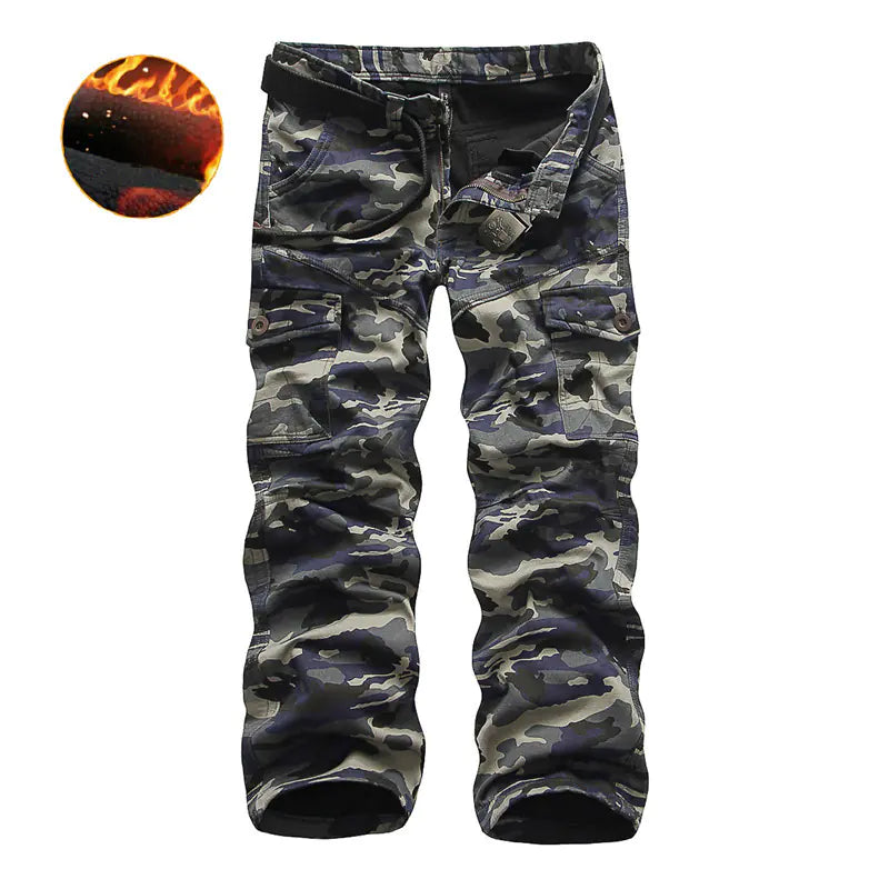 Men's Cashmere Camouflage Pants - High Quality Winter Wear